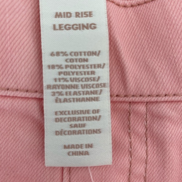 Pink Justice legging/Jean size 10. New with tags! - Picture 4 of 8